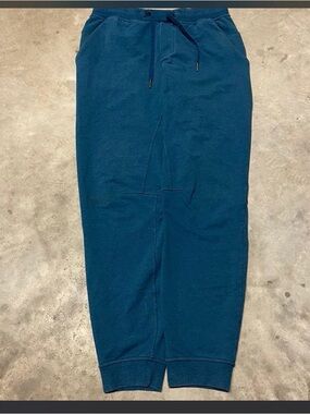 Lululemon Relaxed Fit Teal Blue Drawstring Jogger Sweatpants Women’s Medium